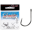 Крючки Gamakatsu LS-2033F NEW LABEL EYED HOOKS BLACK разм. 12 16шт.