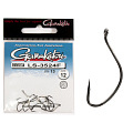 Крючки Gamakatsu LS-3524F NEW LABEL EYED HOOKS BLACK разм. 12 13шт.