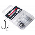 Крючки-тройники Gamakatsu 18 TREBLE SHORT SHANK BLACK разм. 06 6шт.