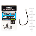 Крючки Cobra Pro ALLROUND сер.A225 разм.001 6шт.