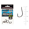 Крючки Cobra Pro ALLROUND сер.A225 разм.004 10шт.