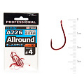 Крючки Cobra Pro ALLROUND сер.A226 разм.004 10шт.