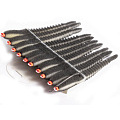 Приманки поролоновые 3D Ex WORM WBlack 12см под офсетный крючок размер 1/0, 2/0, 3/0 10шт набор