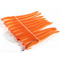 Приманки поролоновые 3D Ex WORM WOr 12см под офсетный крючок размер 1/0, 2/0, 3/0 10шт набор