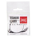 Поводки титановые LJ AFW TITANIUM оснащ. вертл. и застеж. 13кг 20см 2шт
