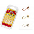 Мормышки вольфрамовые Lucky John 3шт набор 10 ШАР с петелькой MIX 030/G/S/C блистер