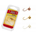 Мормышки вольфрамовые Lucky John 3шт набор 11 ШАР с петелькой MIX 040/G/S/C блистер