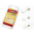 Мормышки вольфрамовые Lucky John 3шт набор 12 ШАР с петелькой MIX 030/040/050/S блистер