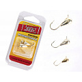 Мормышки вольфрамовые Lucky John 3шт набор 16 КАПЛЯ с петелькой MIX 030/040/050/S блистер