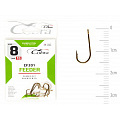 Крючки Cobra FEEDER CLASSIC сер. CF201 разм. 008 10шт.