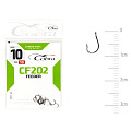 Крючки Cobra FEEDER MASTER сер. CF202 разм. 010 10шт.