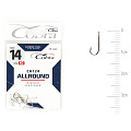 Крючки Cobra Allround ROUND сер. CA124 разм. 014 10шт.