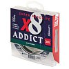 Шнур плетёный Lucky John Addict х8 BRAID Moss Green 150/014