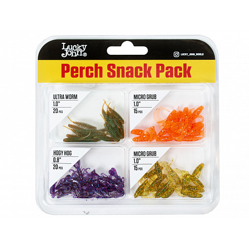 Твистеры и слаги съедоб. искусст. LJ Pro Series Perch Snack Pack 02 SET/Mix Pack