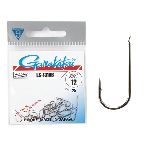 Крючки Gamakatsu LS-1310B HOOKS BRONZE разм. 12 25шт.