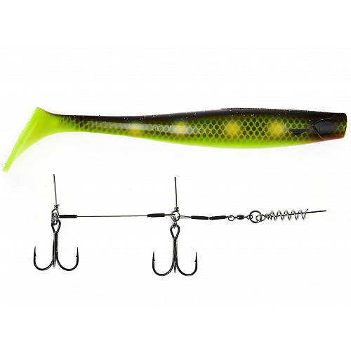 Виброхвост LJ 3D BBS Series GIANT KUBIRA SWIM SHAD 10,3in (26,00)/PG18 1шт.+Stinger XL