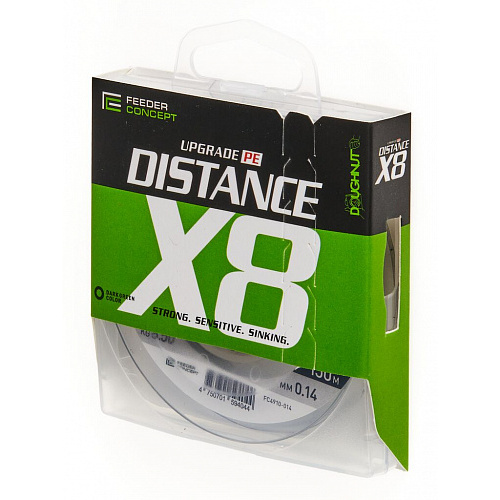 Шнур плетёный Feeder Concept Distance х8 BRAID Dark Green 150/014
