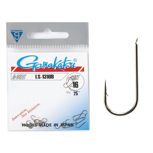 Крючки Gamakatsu LS-1310B HOOKS BRONZE разм. 16 25шт.