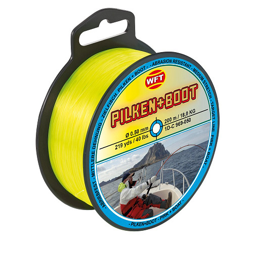 Леска моно. WFT Zielfisch BOOT (КРУПНЫЙ ХИЩНИК) 200/050