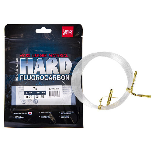 Леска моно. Lucky John FLUOROCARBON Hard 007/079