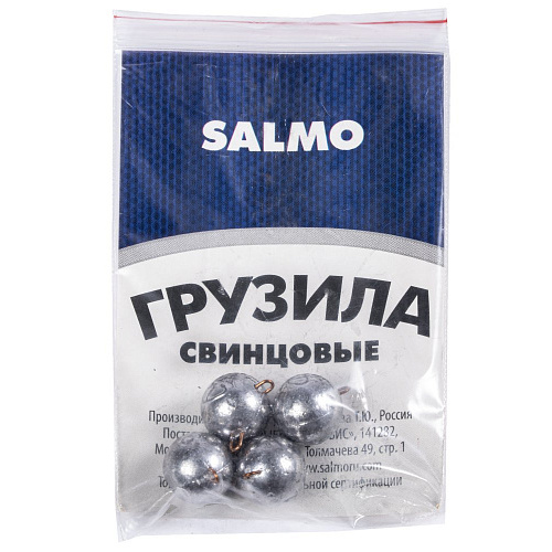 Груз-головки Salmo ЧЕБУРАШКА с разв. уш. 028г 4шт.