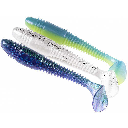 Виброхвосты съедоб. искусст. LJ Pro Series TIOGA FAT 5.8in (14.70)/MIX4 3шт.