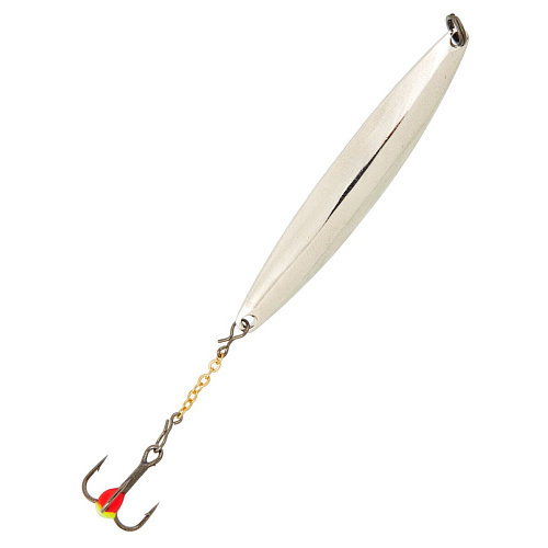 Блесна вертикал. зим. Lucky John NAIL BLADE с цеп. и тр. 45мм S блистер