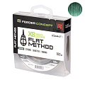 Шок-лидер плетёный Feeder Concept Flat Method х8 SHOCK LEADER Dark Green 100/035