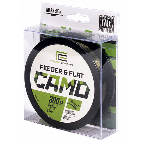 Леска монофильная Feeder Concept FEEDER & FLAT Camo 300/027