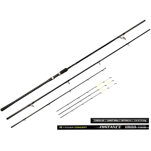 Удилище фидер. Feeder Concept Distance BLACK 100 4.20