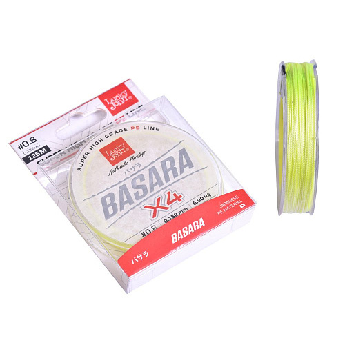 Леска плет. Lucky John Basara Light Green 125/013