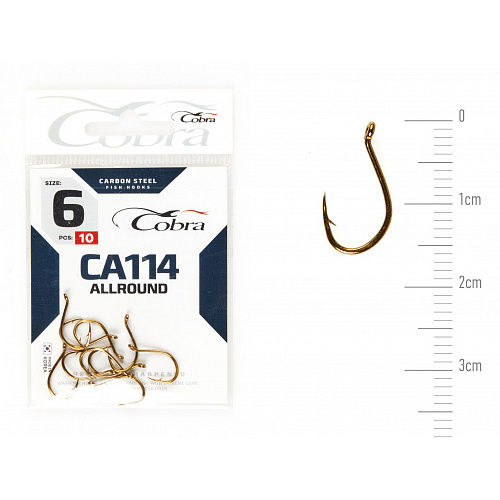 Крючки Cobra Allround BEAK сер. CA114 разм. 006 10шт.