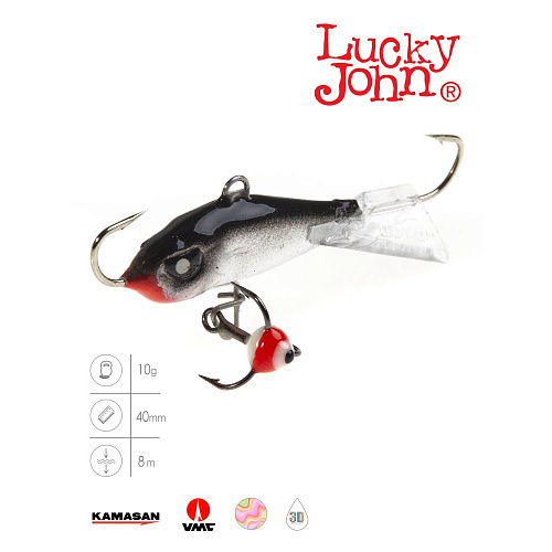 Балансир Lucky John BALTIC 4 с тр. 40мм/13H блистер