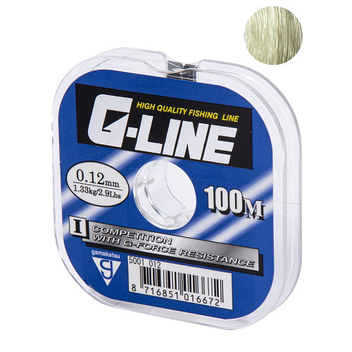 Леска моно. Gamakatsu G-Line COMPETITION 100/012