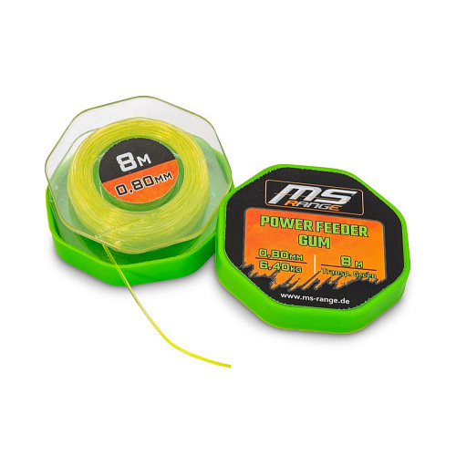 Фидергам MS Range POWER Transparent Green 0.80мм 6.40кг 8м