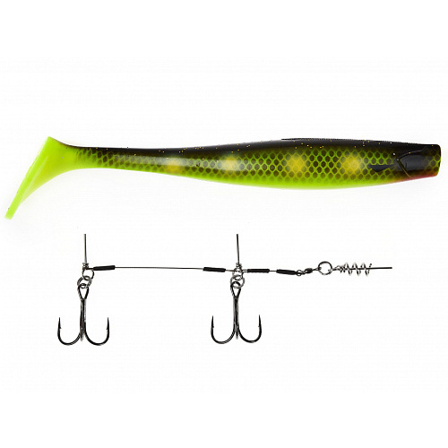 Виброхвост LJ 3D BBS Series KUBIRA SWIM SHAD 9,0in (22,86)/PG21 1шт.+Stinger L