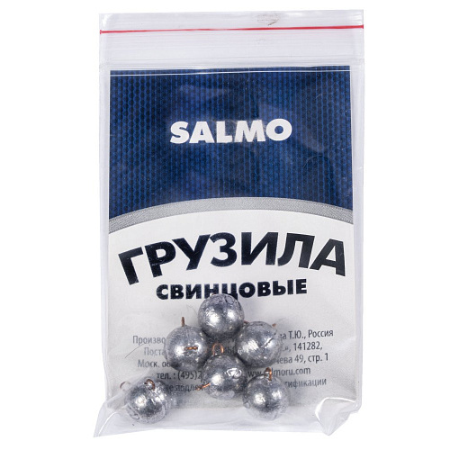 Груз-головки Salmo ЧЕБУРАШКА с разв. уш. 018г 6шт.