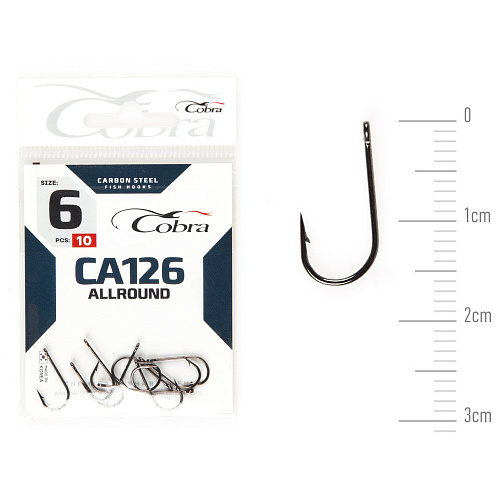 Крючки Cobra Allround VIKING сер. CA126 разм. 006 10шт.
