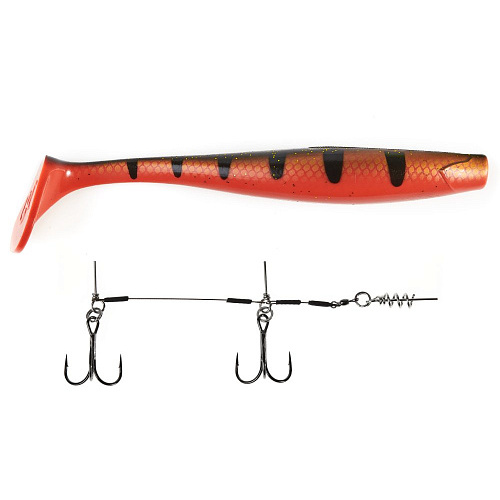 Виброхвост LJ 3D BBS Series KUBIRA SWIM SHAD 9.0in (22,86)/PG22 1шт.+Stinger L