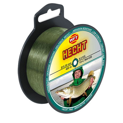 Леска моно. WFT Zielfisch HECHT (ЩУКА) 400/030