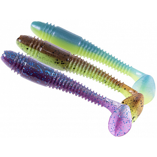 Виброхвосты съедоб. искусст. LJ Pro Series TIOGA FAT 5.8in (14.70)/MIX2 3шт.