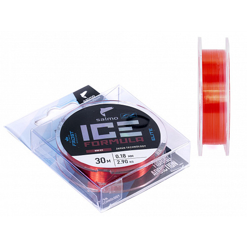 Леска монофильная зимняя Salmo Elite ICE FORMULA Wine red 030/018