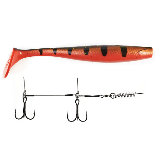 Виброхвост LJ 3D BBS Series GIANT KUBIRA SWIM SHAD 10.3in (26,00)/PG22 1шт.+Stinger XL