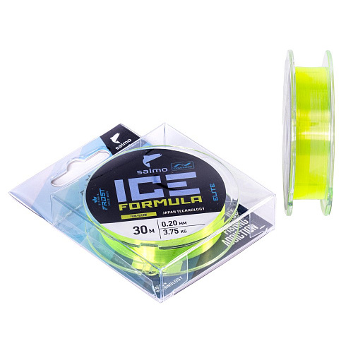 Леска моно. зим. Salmo Elite ICE FORMULA Fluo Yellow 030/020