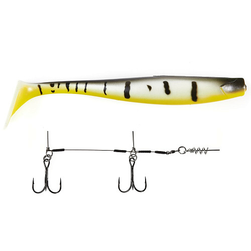 Виброхвост LJ 3D BBS Series KUBIRA SWIM SHAD 9.0in (22,86)/PG23 1шт.+Stinger L