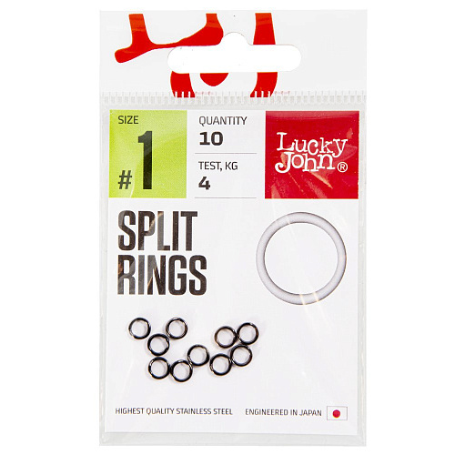 Кольца заводные LJ Pro Series SPLIT RINGS 04.6мм/04кг 10шт.