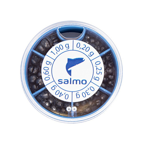 Грузила Salmo ДРОБИНКА PL 6 секц. станд. 050г набор
