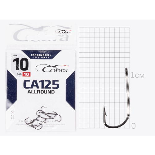 Крючки Cobra Allround STRUGER сер. CA125 разм. 010 10шт.