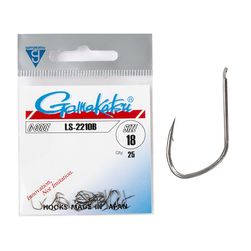 Крючки Gamakatsu LS-2210B HOOKS BRONZE разм. 18 25шт.