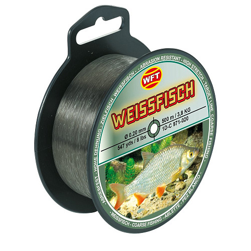 Леска моно. WFT Zielfisch WEISSFISCH (МИРНАЯ РЫБА) 500/020